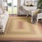Safavieh 5 x 8 ft. Medium Rectangle Braided- Rust and Multi Hand Made Rug BRD303A-5 - alternate 8